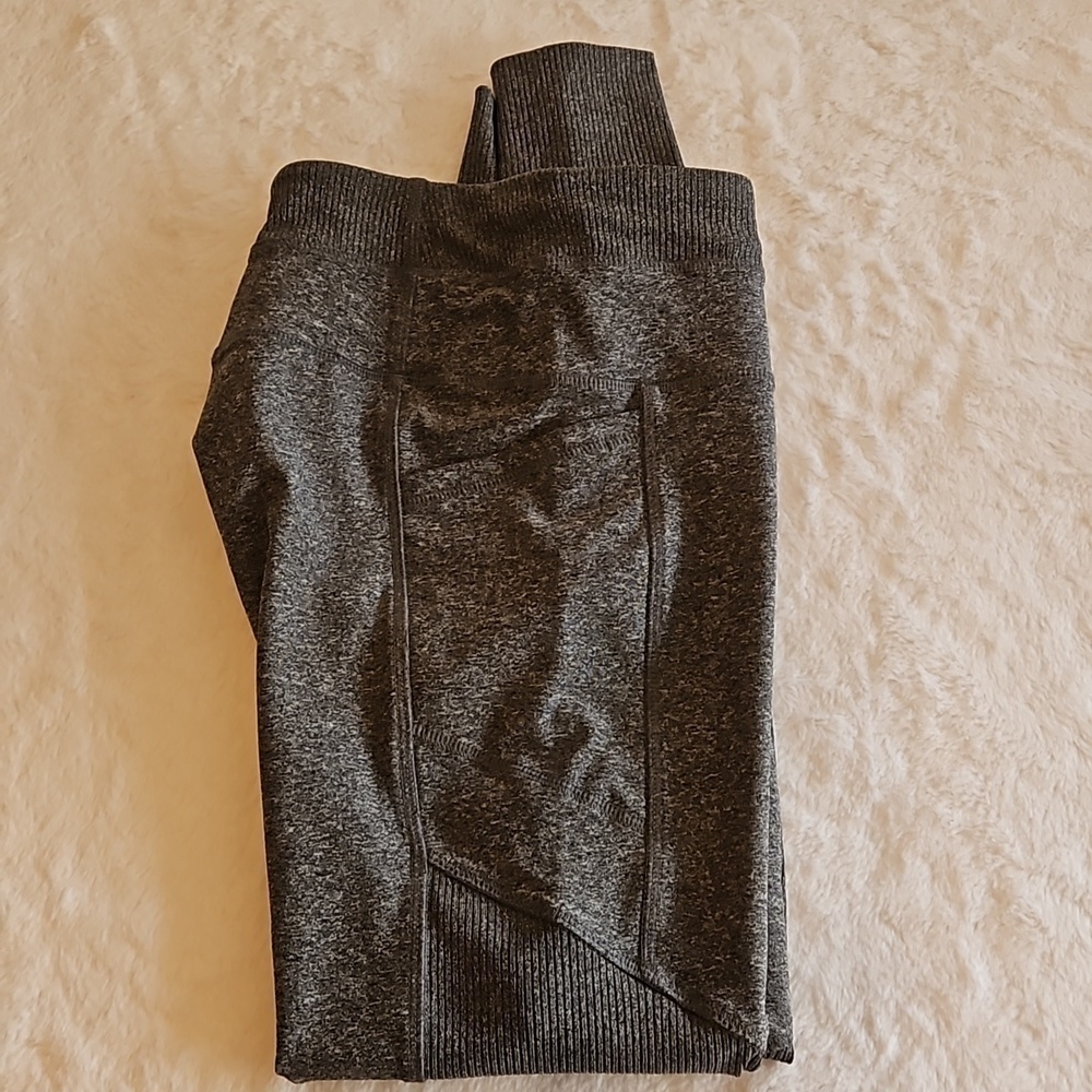 RBX Gray Leggings Small Drawstring Pockets - Picture 10 of 16